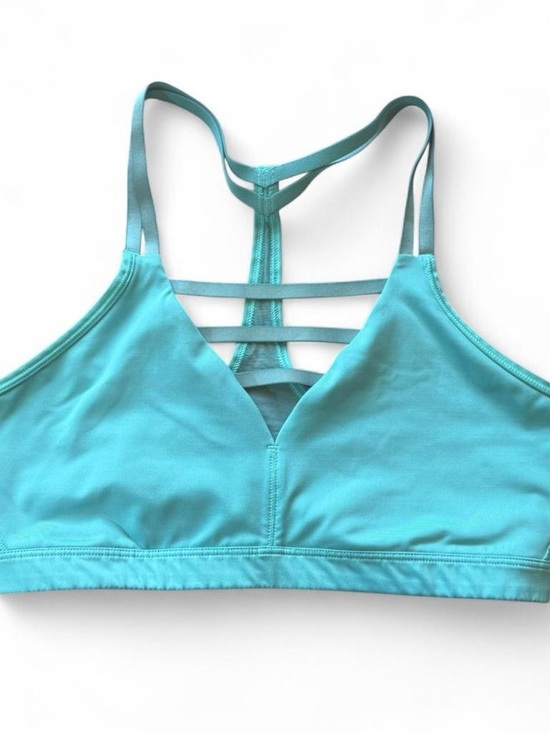 Victoria's Secret Other - Victoria’s Secret VSX Strappy Plunge Sport Bra M Turquoise